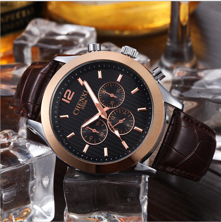 CX-059A Quartz leather Band Watch