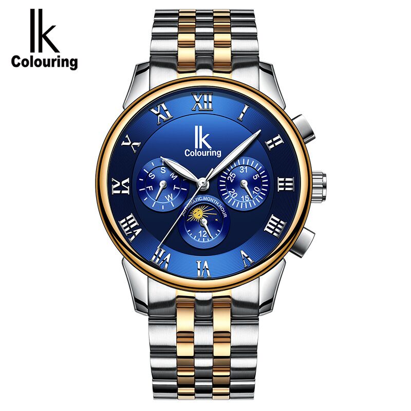 K013 IK COLOURING Stainless Steel Band Automatic Movement Waterproof Watch