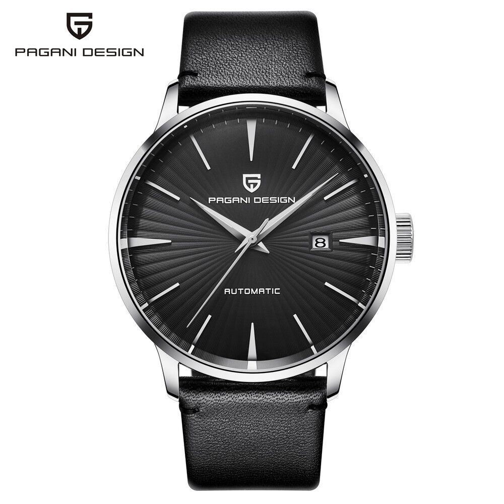 PD-27702 PRGRNE Automatic Movement Leather Band Date Watch