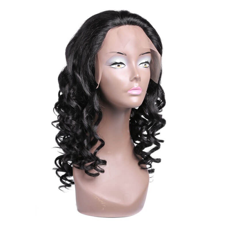 Idolra 100% Human Hair Deep Curly Lace Front Wigs Deep Wave Virgin Human Hair Wig
