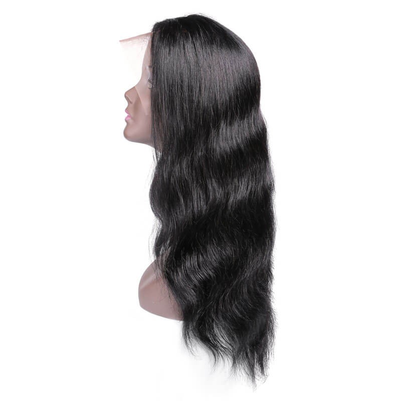 Idolra Long Body Wave Human Hair Wigs Lace Frontal Wigs Light Color