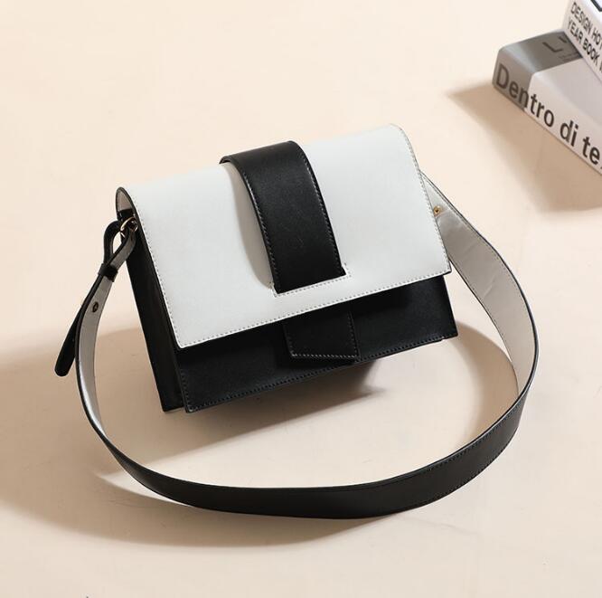 Idolra New Design Multicolor Wide Shoulder Strap Handbag