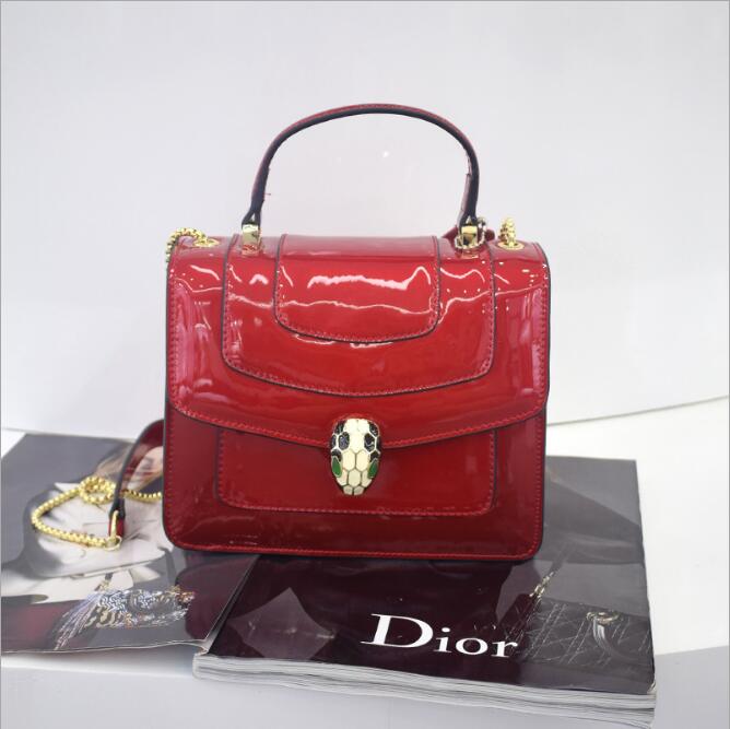 Idolra Luxury Bulgari\'s type Gold Chain Shoulder Handbag