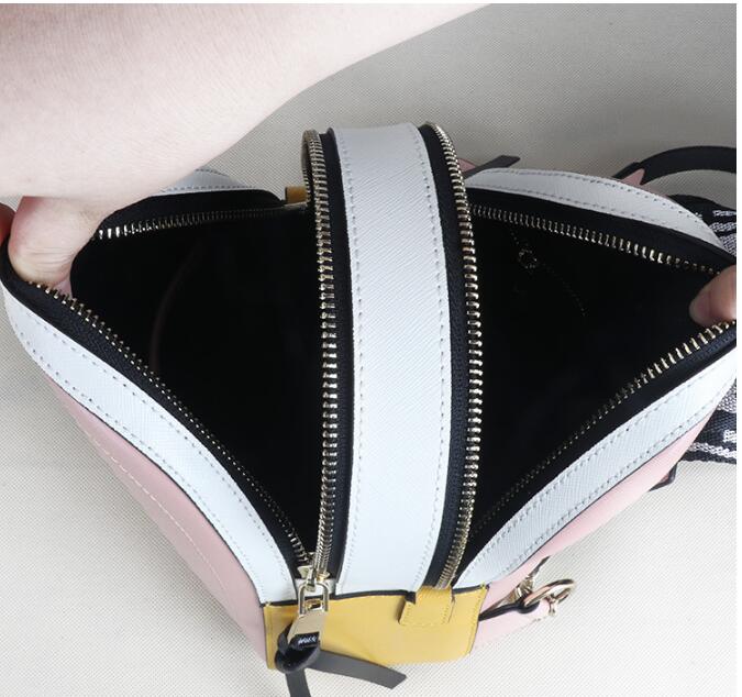 Idolra Fashionable Multicolor Wide Shoulder Strap Backpack Handbag