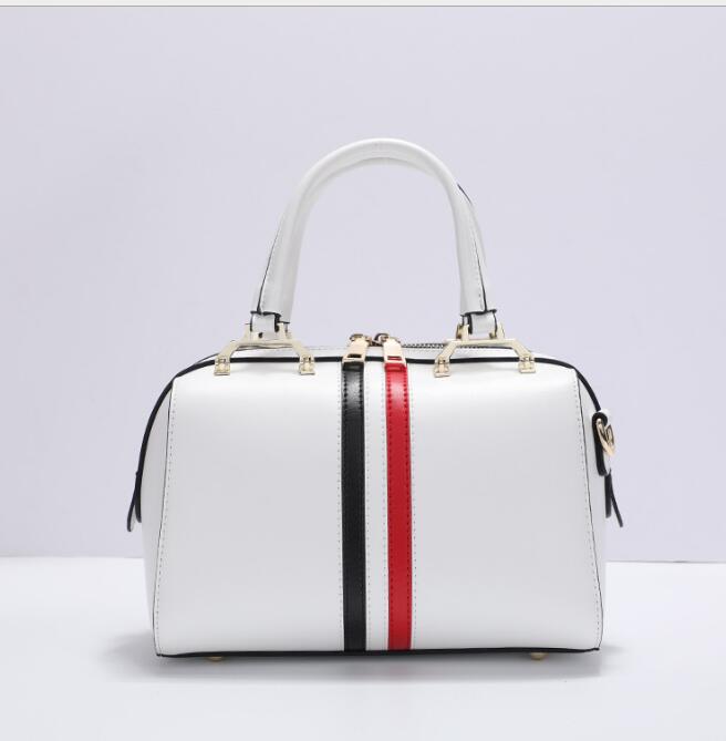 Idolra Fashionable Multicolor Streak Wide Shoulder Strap Handbag