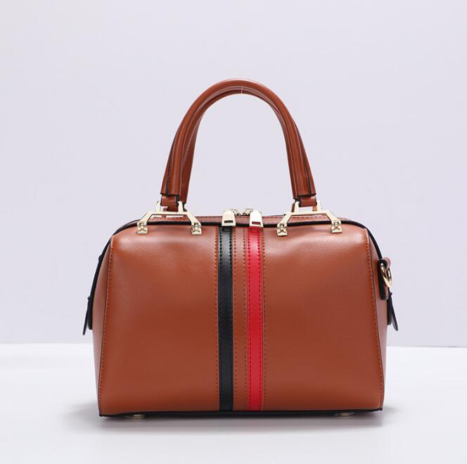 Idolra Fashionable Multicolor Streak Wide Shoulder Strap Handbag