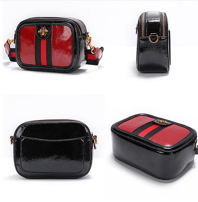 Idolra Fashionable Multicolor Wide Shoulder Strap Camera Handbag