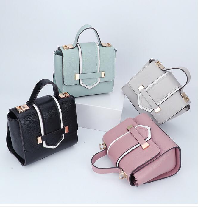 Idolra Simple Luxury Multicolor Shoulder Handbag