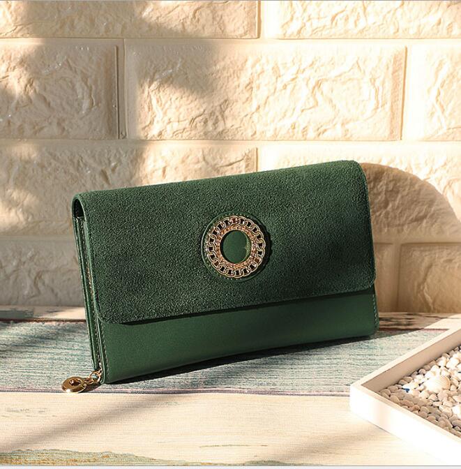 Idolra Fashionable Multicolor Curve Matching Wallet