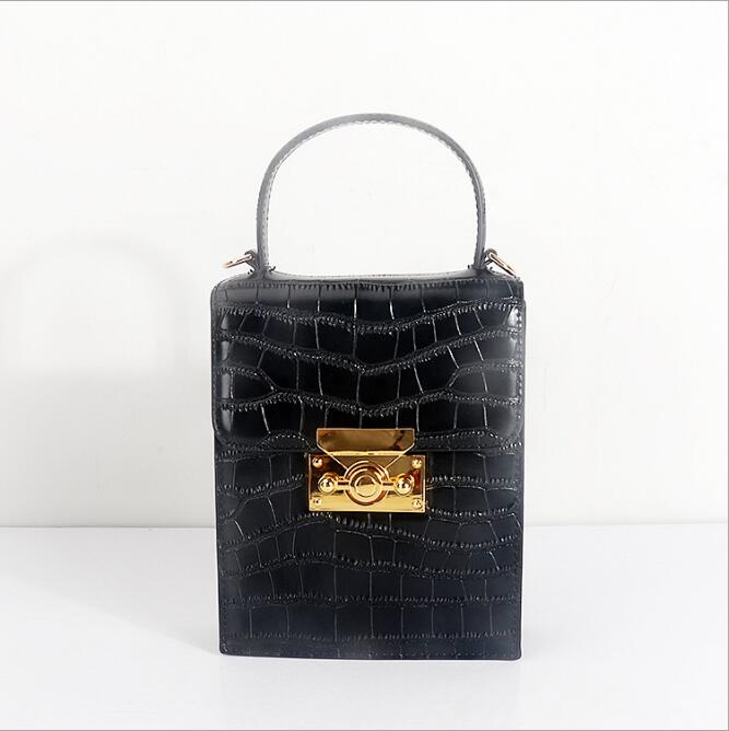 Idolra Fashionable Multicolor Croco Mini Shoulder Handbag