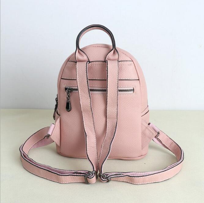 Idolra Unique Rivet Design Trip Backpack Handbag