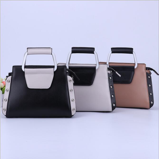 Idolra Unique Rivet Design Shoulder Handbag [Id1064]