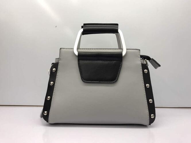 Idolra Unique Rivet Design Shoulder Handbag