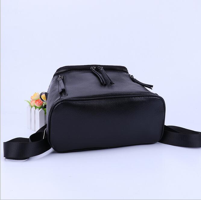 Idolra Fashionable Tassels Wide Shoulder Strap Backpack Handbag