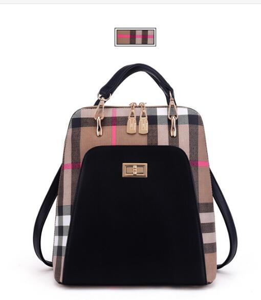 Idolra Fashionable Multicolor Monogram Backpack Shoulder handbag