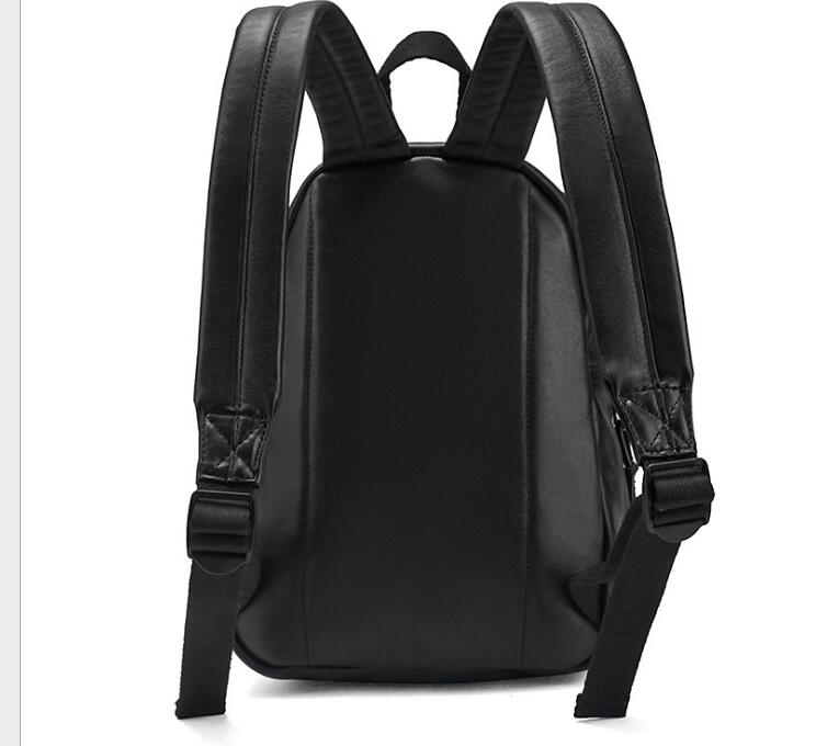 Idolra Modern Stylish Top Cow Leather Backpack Handbag