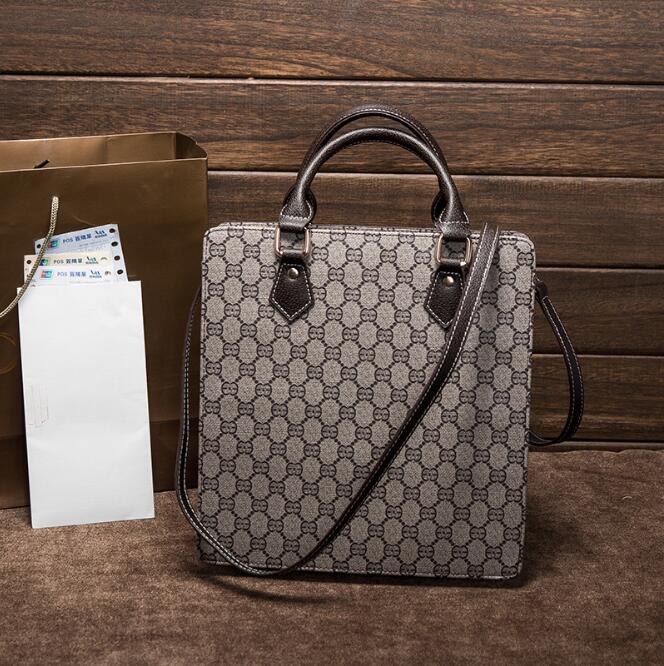 Idolra Simple Luxury Monogram Business Trip Handbag