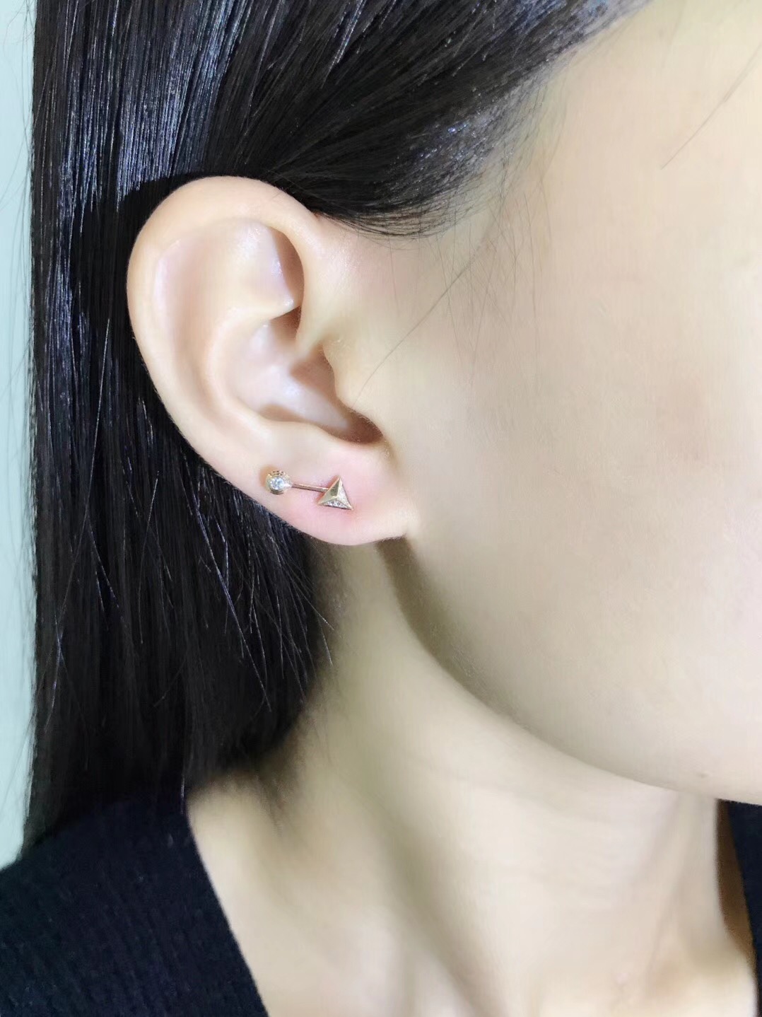 E0683 Solid Geometry Earrings