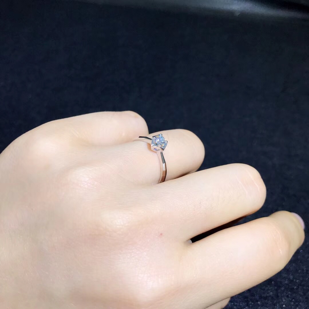 KS1616D Engagement Ring in 18k White Gold